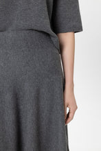 Load image into Gallery viewer, Luisa Cerano Wool-Blend Skirt in Grey
