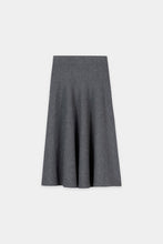 Load image into Gallery viewer, Luisa Cerano Wool-Blend Skirt in Grey
