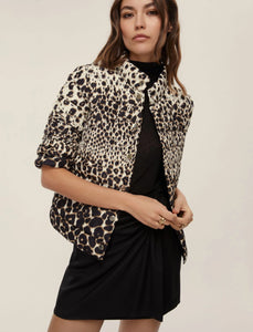 Emme Rampa Reversible Jkt in Leopard Print