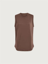 Load image into Gallery viewer, Varley Nolan Seamless Longline Tank in Coffee Quartz
