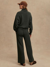 Load image into Gallery viewer, Varley Wide Leg Pants in Olive Marl
