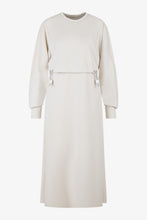 Load image into Gallery viewer, Sportalm Sweat Dress in Layered Look in Gray Silk
