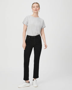 Paige Cindy Straight Jeans in Black