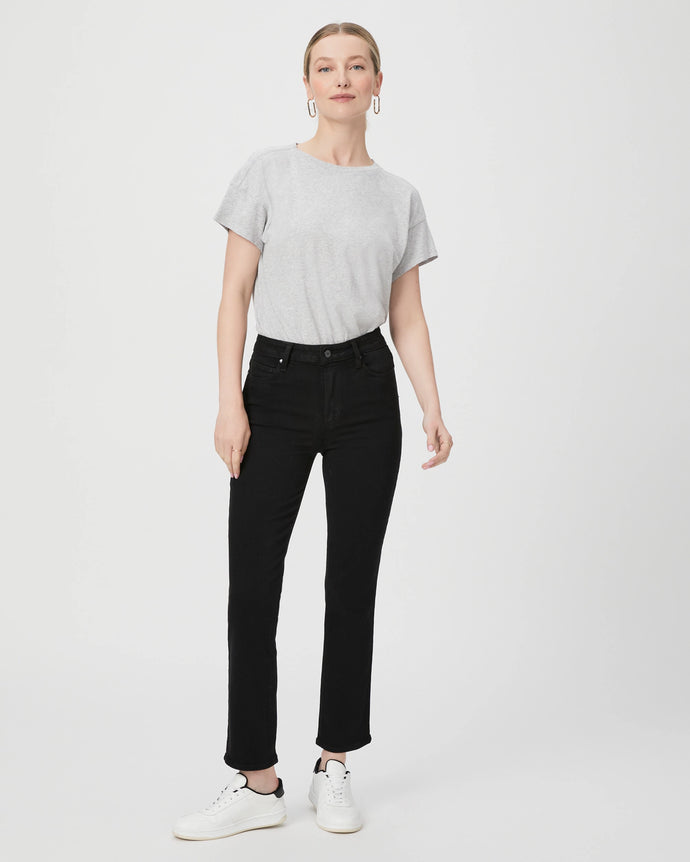 Paige Cindy Straight Jeans in Black
