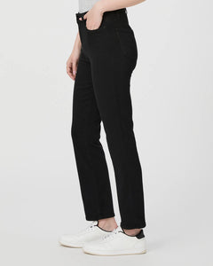 Paige Cindy Straight Jeans in Black