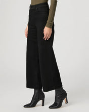 Load image into Gallery viewer, Paige Anessa Wide-Leg Jeans in Black Shadow
