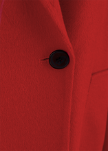 Load image into Gallery viewer, Riani Single Button Coat in Ruby
