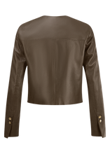 Load image into Gallery viewer, Riani Cropped Leather Jacket
