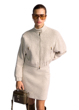 Load image into Gallery viewer, Riani Cropped Bouclé Jacket
