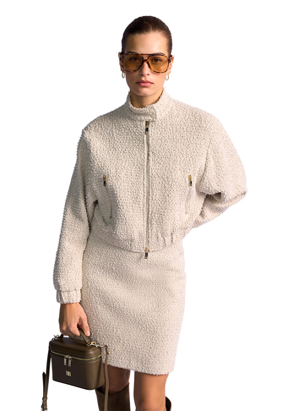 Riani Cropped Bouclé Jacket
