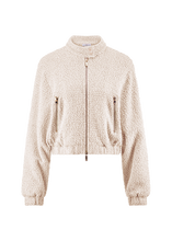 Load image into Gallery viewer, Riani Cropped Bouclé Jacket
