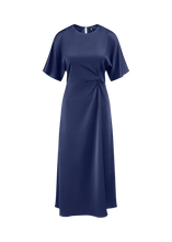 Load image into Gallery viewer, Riani Fitted Maxi Dress in Navy
