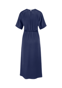 Riani Fitted Maxi Dress in Navy