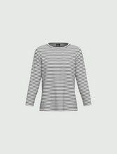 Load image into Gallery viewer, Emme Polpo T-Shirt in Grey Pinstripes
