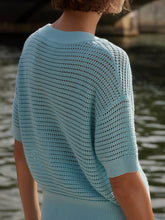 Load image into Gallery viewer, Varley Callie Knit Jumper in Porcelain Blue
