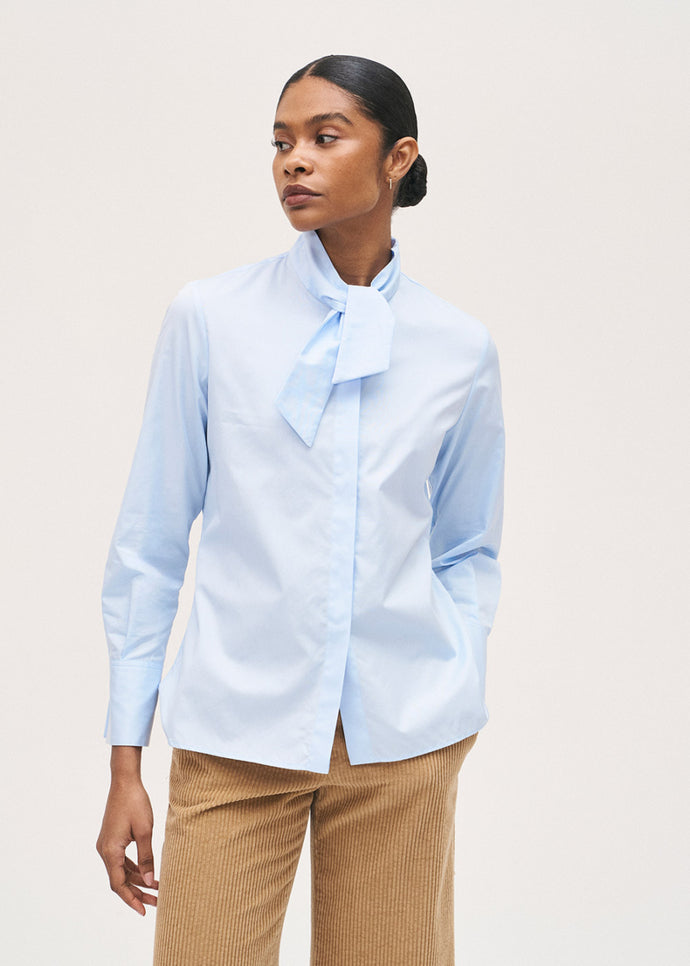 Rosso35 Cotton Shirt in Blue