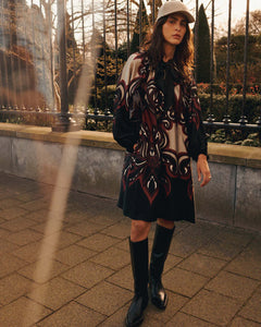 Summum Satin A-Line Dress
