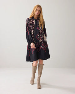 Summum Satin A-Line Dress