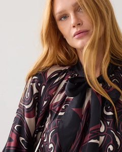 Summum Satin A-Line Dress