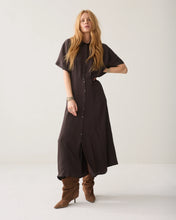 Load image into Gallery viewer, Summum Shiny Button Down Dress
