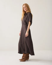 Load image into Gallery viewer, Summum Shiny Button Down Dress
