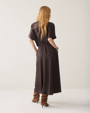 Load image into Gallery viewer, Summum Shiny Button Down Dress

