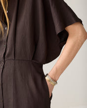 Load image into Gallery viewer, Summum Shiny Button Down Dress

