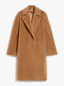 MaxMara Sidney Wool Coat in Camel