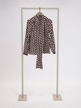 Load image into Gallery viewer, Herzen Shirt Blouse in Black Coffee
