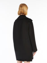 Load image into Gallery viewer, MaxMara Kent Black Wool Pea Coat
