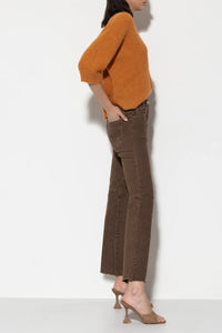 Luisa Cerano Authentic Twill Denim Jeans in Hazelnut