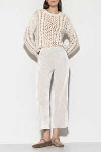 LUISA CERANO Trousers in Eggshell