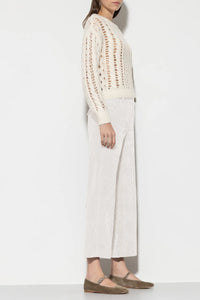 LUISA CERANO Trousers in Eggshell