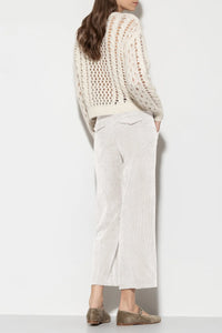 LUISA CERANO Trousers in Eggshell