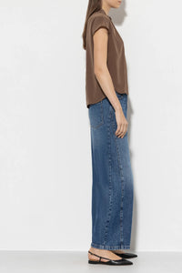 LUISA CERANO Trousers in Blue Denim