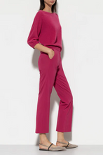 Load image into Gallery viewer, Luisa Cerano Babyflare Trousers in Berry Pink
