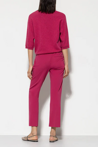 Luisa Cerano Babyflare Trousers in Berry Pink