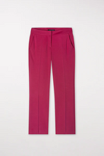 Load image into Gallery viewer, Luisa Cerano Babyflare Trousers in Berry Pink
