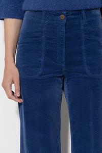 LUISA CERANO Sportive Trousers in Deep Blue