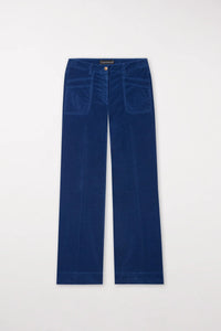 LUISA CERANO Sportive Trousers in Deep Blue