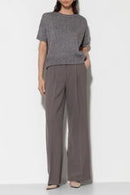 Load image into Gallery viewer, Luisa Ceran Pleated Wide-Leg Pants in Taupe
