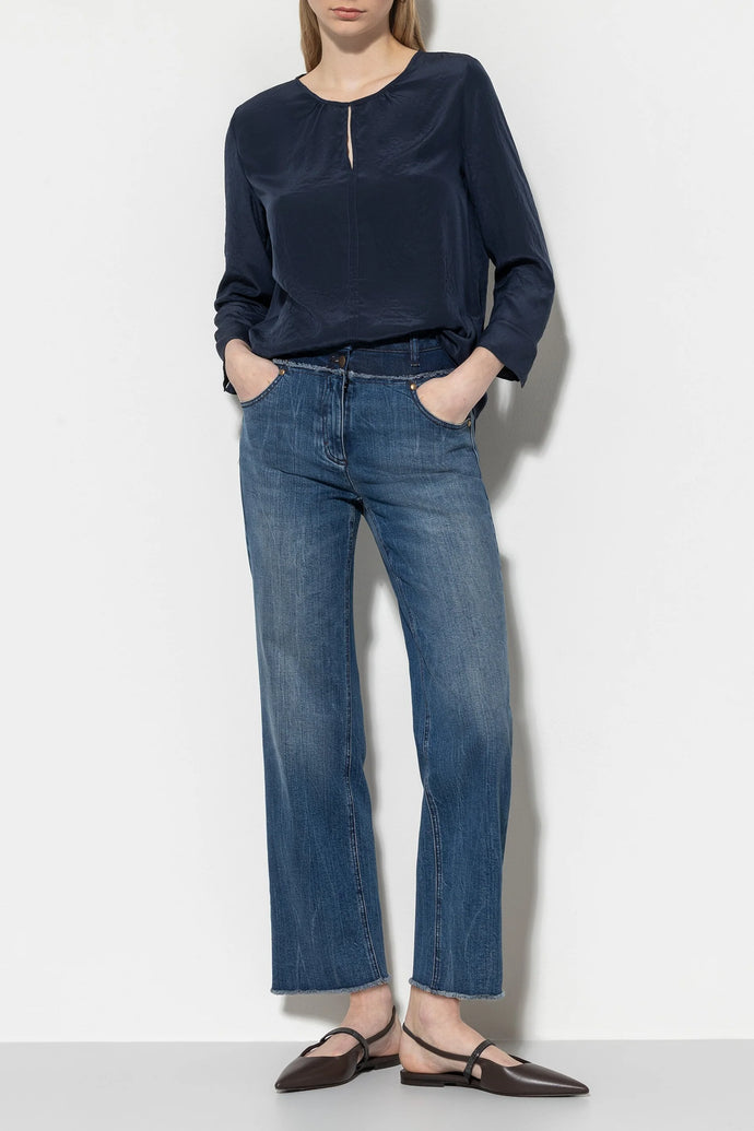 LUISA CERANO Straight Soft Denim