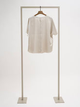 Load image into Gallery viewer, Herzen Shiny Silk Shirt 6107 in Marzipan
