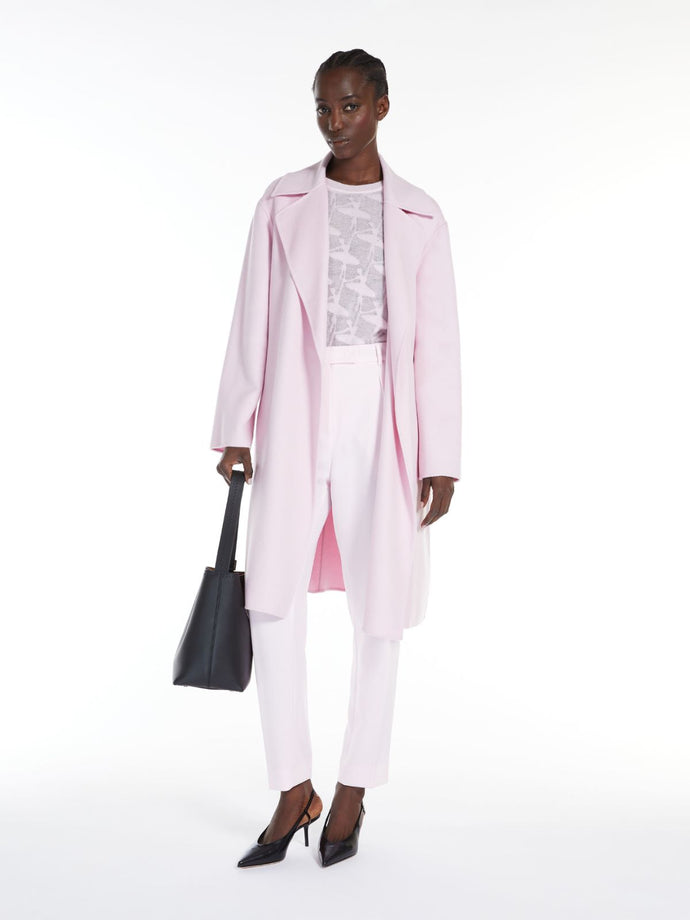 Max Mara Jerta Cady Trousers in Pink