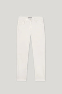 Luisa Cerano Twill color denim in Light Cream