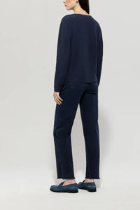 Luisa Cerano Authentic straight denim in Navy Blue