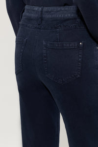 Luisa Cerano Authentic straight denim in Navy Blue