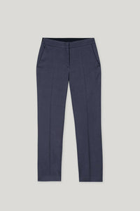 Luisa Cerano Gabardine stretch pants in Navy Blue