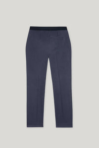 Luisa Cerano Gabardine stretch pants in Navy Blue