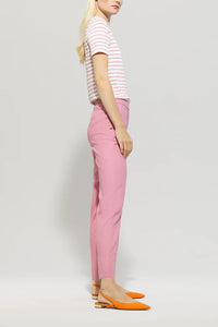 Luisa Cerano Gabardine Stretch Pants in Pink